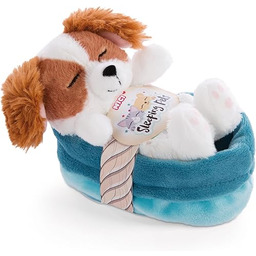 NICI Przytulanka Pies w Koszyku 12 cm Sleeping