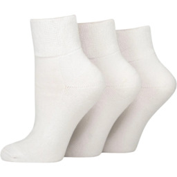 IOMI 3PACK, bezuciskowe zakostki bambusowe, frotte, dla diabetyków,