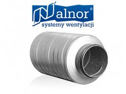 Tłumik akustyczny prosty 100mm z izolacją 50mm (300mm)