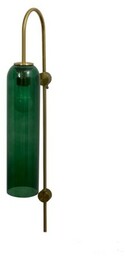 Klok Turq 78cm- nowoczesny kinkiet złoto zieleń