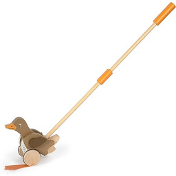 small foot Kaczka do pchania z ruchomą główką