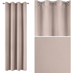 Zasłona 135 x 250 Dekoracyjna Parisa Puder