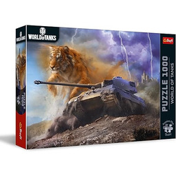 Trefl - Puzzle 1000 Elementów, Tygrys II, Premium