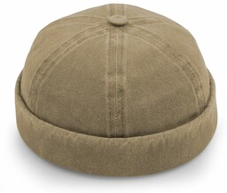 Czapka Dokerka, Beżowa, Brązowa, Wiosenno-Letnia, Jesienna, Hipsterska CPAPJNSDASZEKdokerka4bz