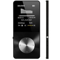 Odtwarzacz MP4 T1 32GB głośnik microSD MP3 czarny