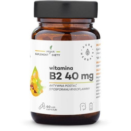 Witamina B2 R-5-P 40 mg, ryboflawina, Aura Herbals,