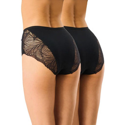 Figi damskie bawełniane (2pack) z wysokim stanem