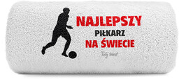 Duży Ręcznik Piłkarza + Twój tekst 140x70