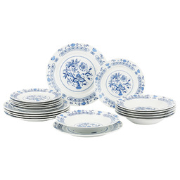 Banquet Onion 18-częściowy zestaw talerzy