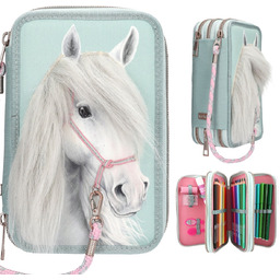 PIÓRNIK POTRÓJNY KONIE KOŃ MISS MELODY HORSE HEAD