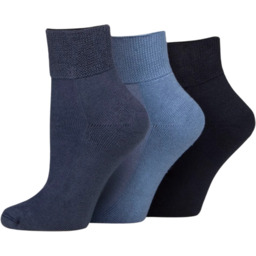 IOMI 3Pack Bezuciskowe zakostki dla diabetyków, antyzapachowe, BAMBOO