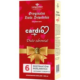 LANGSTEINER Suplement na serce Oryginalne Zioła Szwedzkie Cardio