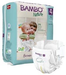 BAMBO Nature 4 (L 7-14kg) Pieluszki, 24 szt.
