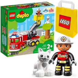 Lego Duplo 10969 Wóz Strażacki Samochód Straż Torba