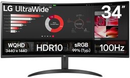 Monitor LG 34" UltraWide 34WR50QK-B WQHD 2xHDMI DP