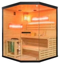 Sauna fińska pięciokątna 5 osobowa wysokotemperaturowa 6W Harvia
