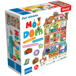 Maxi układanka mój dom, puzzle, GRANNA