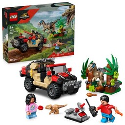 LEGO 76972 Jurassic World Ucieczka terenówką przed raptorem