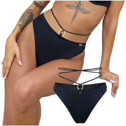 Majtki kąpielowe figi z paseczkami KRISLINE BORABORA Briefs
