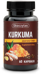 Skoczylas Kurkuma Piperyna Imbir, 60 kapsułek