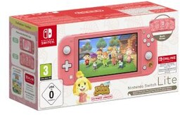 Nintendo Switch Lite Coral + Animal Crossing: New