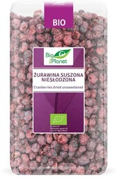 ŻURAWINA SUSZONA NIESŁODZONA BIO 150 G BIO PLANET
