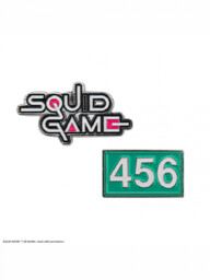 Zestaw przypinek Squid Game - 456 & Squid