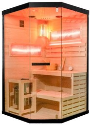 Sauna fińska pięciokątna 2 osobowa wysokotemperaturowa 3,5KW Harvia
