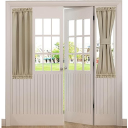 Aquazolax Zasłona zaciemniająca na drzwi, zapewniająca prywatność, zasłony