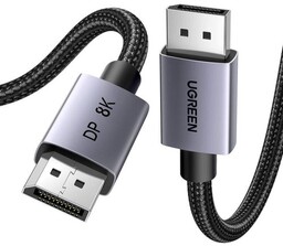 Ugreen Kabel DisplayPort 1.4 DP120, 8K/60Hz oplot 1m,