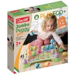 Quercetti, PlayBio, układanka Jumbo Peggy Evo