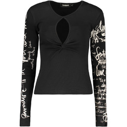 Czarny sweter damski Desigual