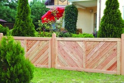 Niskie ogrodzenie drewniane Max 1500x1800