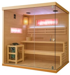 Sauna fińska 4 osobowa wysokotemperaturowa 6KW Harvia 180x160