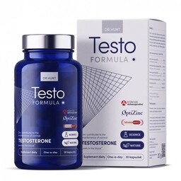 Testo Formula Suplement Diety, Dr. Hunt, 30 kapsułek