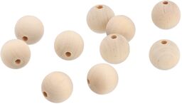 ČistéDřevo Koraliki drewniane do nawlekania 2,5 cm 10