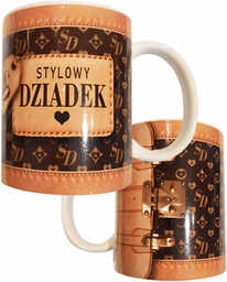 Kubek z napisem Stylowy Dziadek