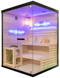 Sauna fińska 4 osobowa wysokotemperaturowa 4,5KW Harvia 140x150