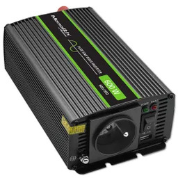 Qoltec Monolith 24/230V 300/600W Czarny Przetwornica