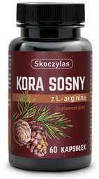 Skoczylas Kora Sosny z Argininą, 60 kapsułek