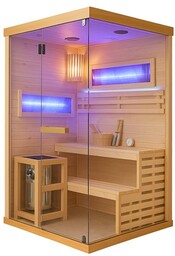 Sauna fińska 2 osobowa wysokotemperaturowa 3,5KW Harvia 120x120