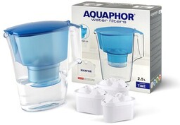 AQUAPHOR Dzbanek filtrujący Time Niebieski + 3 wkłady
