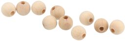 ČistéDřevo Koraliki drewniane do nawlekania 1 cm 10