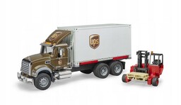 Mack Granite Ups Z Wózkiem Widłowym Bruder 1:16