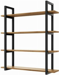 Półka wisząca na książki LOFT MEDIUM D4 60-160cm