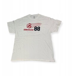 Koszulka męska biała Port Company Volleyball 88 XL