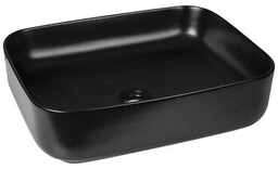 Umywalka nablatowa KR-384 czarny mat Kerra