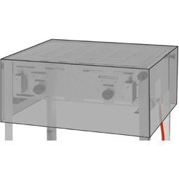 Hendi Pokrowiec, HENDI, Grilli Grill i Roast-Master, 720x560x(h)360mm