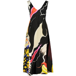 DŁUGA CZARNA SUKIENKA DAMSKA DESIGUAL