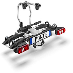 Elite99 Monte, Uchwyt na rower Unisex Dorosły, Srebrny,